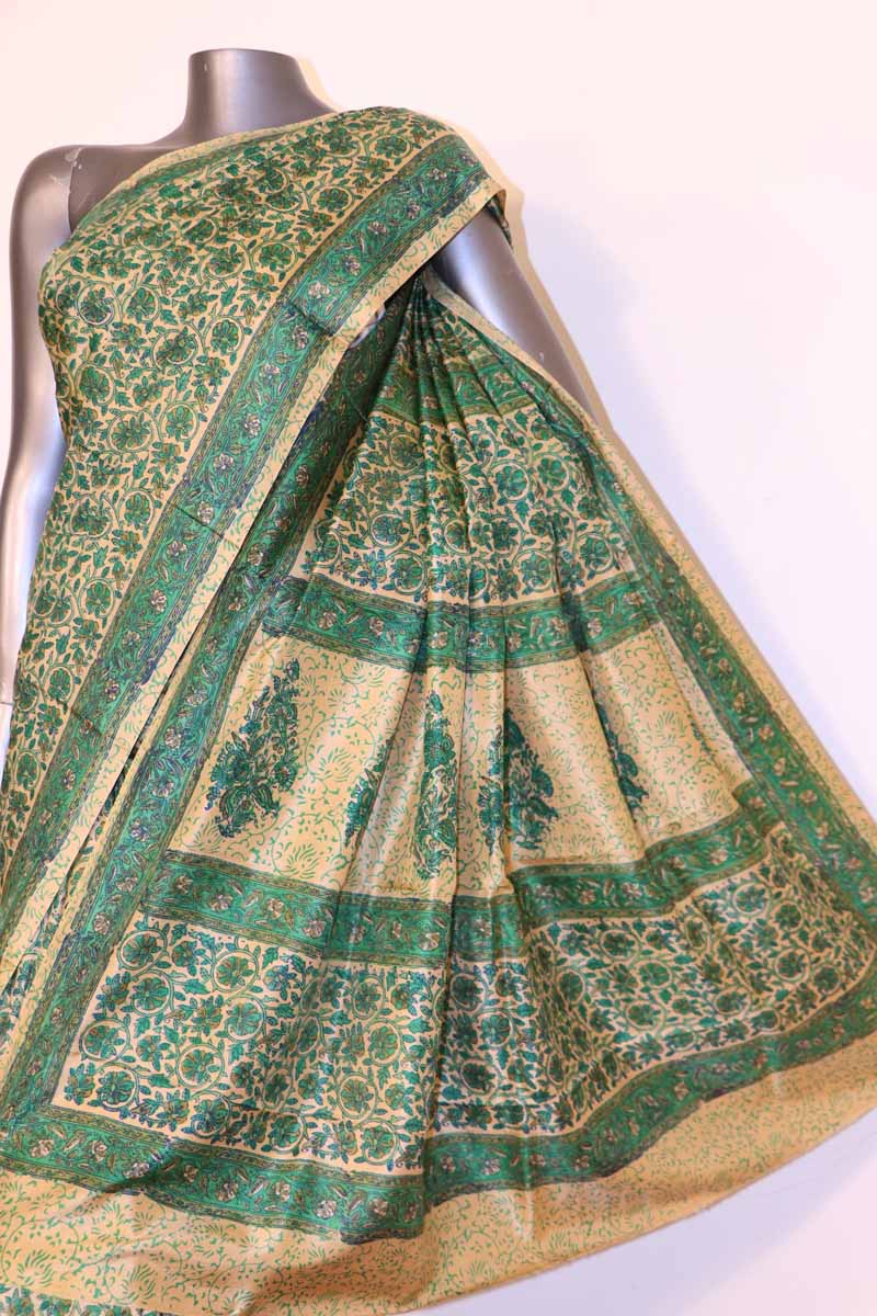Pure Printed Silk Saree